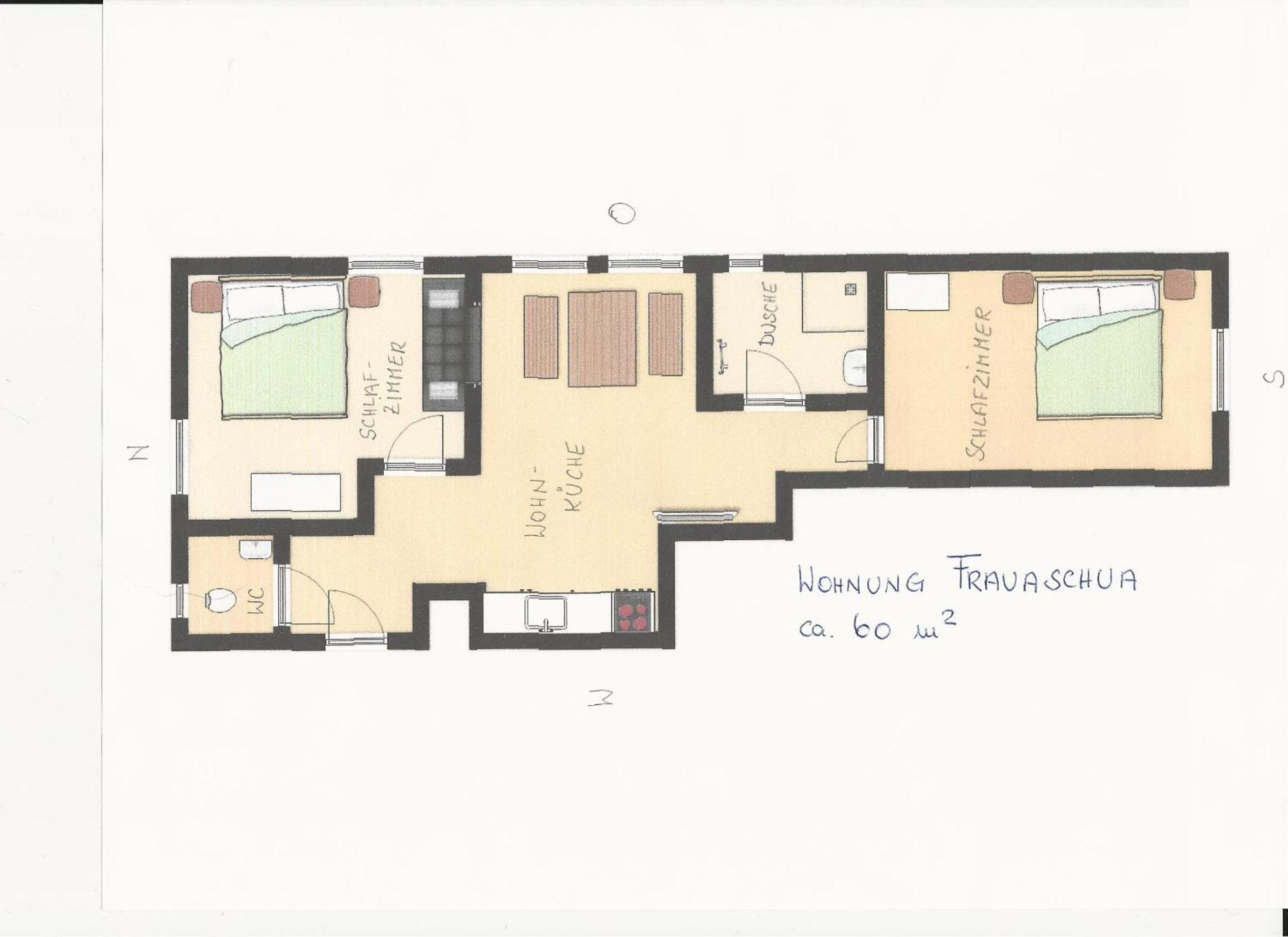 Haus Gaudenz Leilighet Warth  Rom bilde